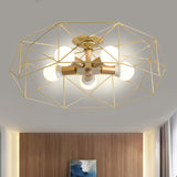 GeoLight – Geometrische Deckenleuchte aus Metall