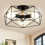 GeoLight – Geometrische Deckenleuchte aus Metall