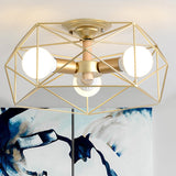 GeoLight – Geometrische Deckenleuchte aus Metall