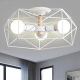 GeoLight – Geometrische Deckenleuchte aus Metall