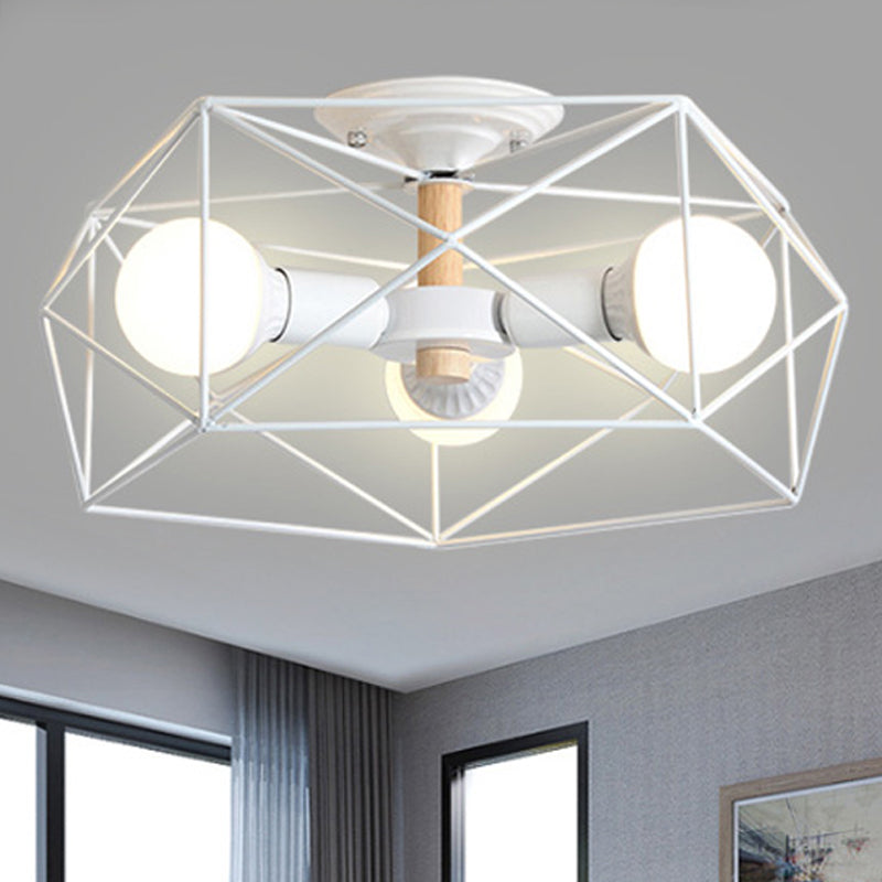 GeoLight – Geometrische Deckenleuchte aus Metall