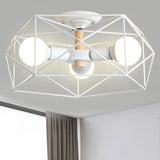 GeoLight – Geometrische Deckenleuchte aus Metall