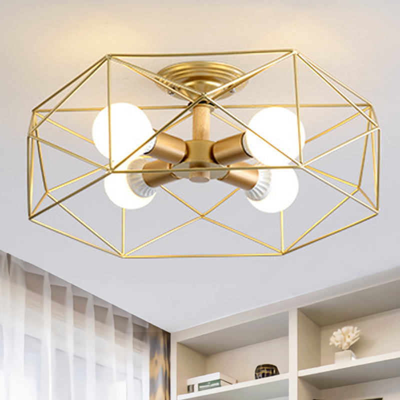 GeoLight – Geometrische Deckenleuchte aus Metall