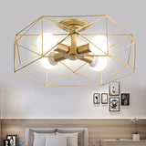 GeoLight – Geometrische Deckenleuchte aus Metall