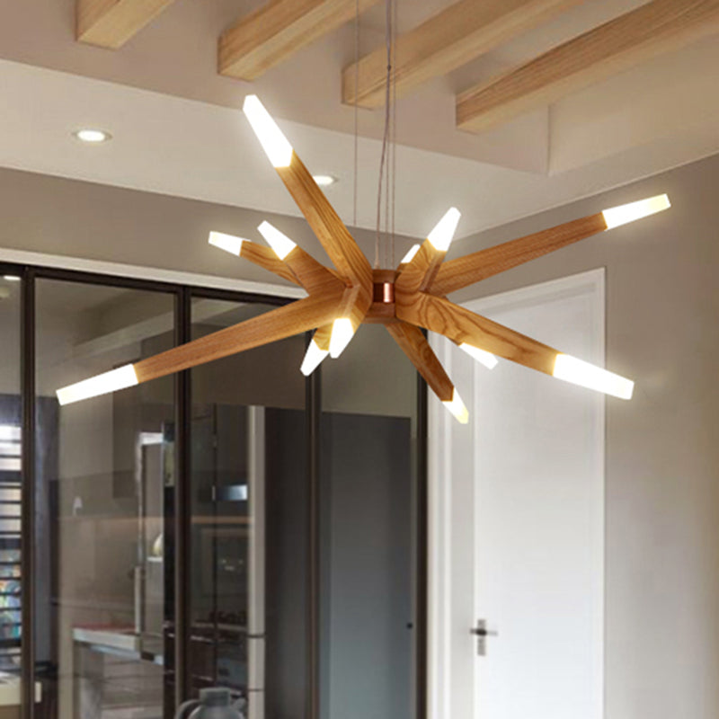 Starlite – Moderne Holz Deckenleuchte
