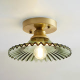 LuminaForm – Deckenlampe mit grünem Glas