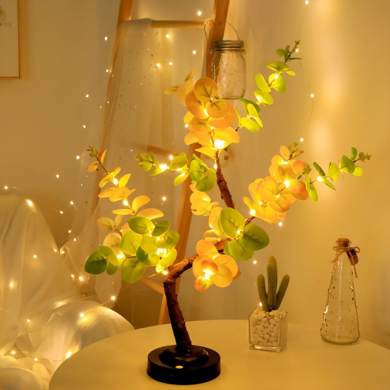 EucalyptusGlow - LED Bonsai Lampe