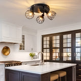 RusticGlow - Schwarze Deckenlampe