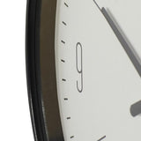 Luminoir - Schwarze Glas Wanduhr