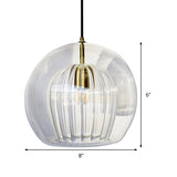 Luminara – Nordische Glas Deckenlampe
