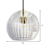 Luminara – Nordische Glas Deckenlampe