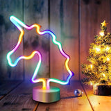 UnicornGlow - Neon Einhorn Lampe