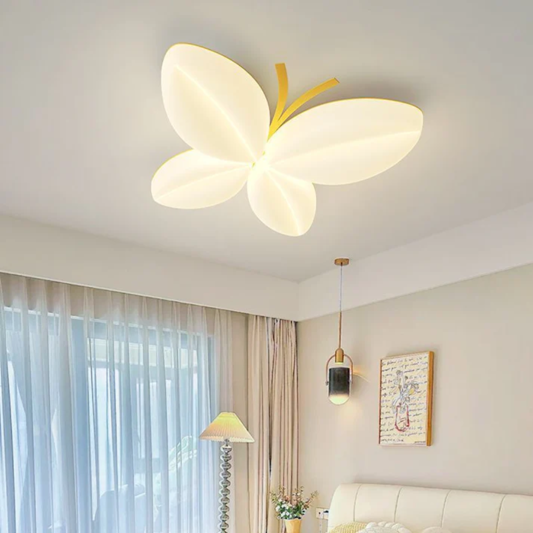 Flana - LED-Deckenlampe in Schmetterlingsform