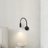Lumio - Schwarze flexible LED-Wandlampe für den Innenbereich