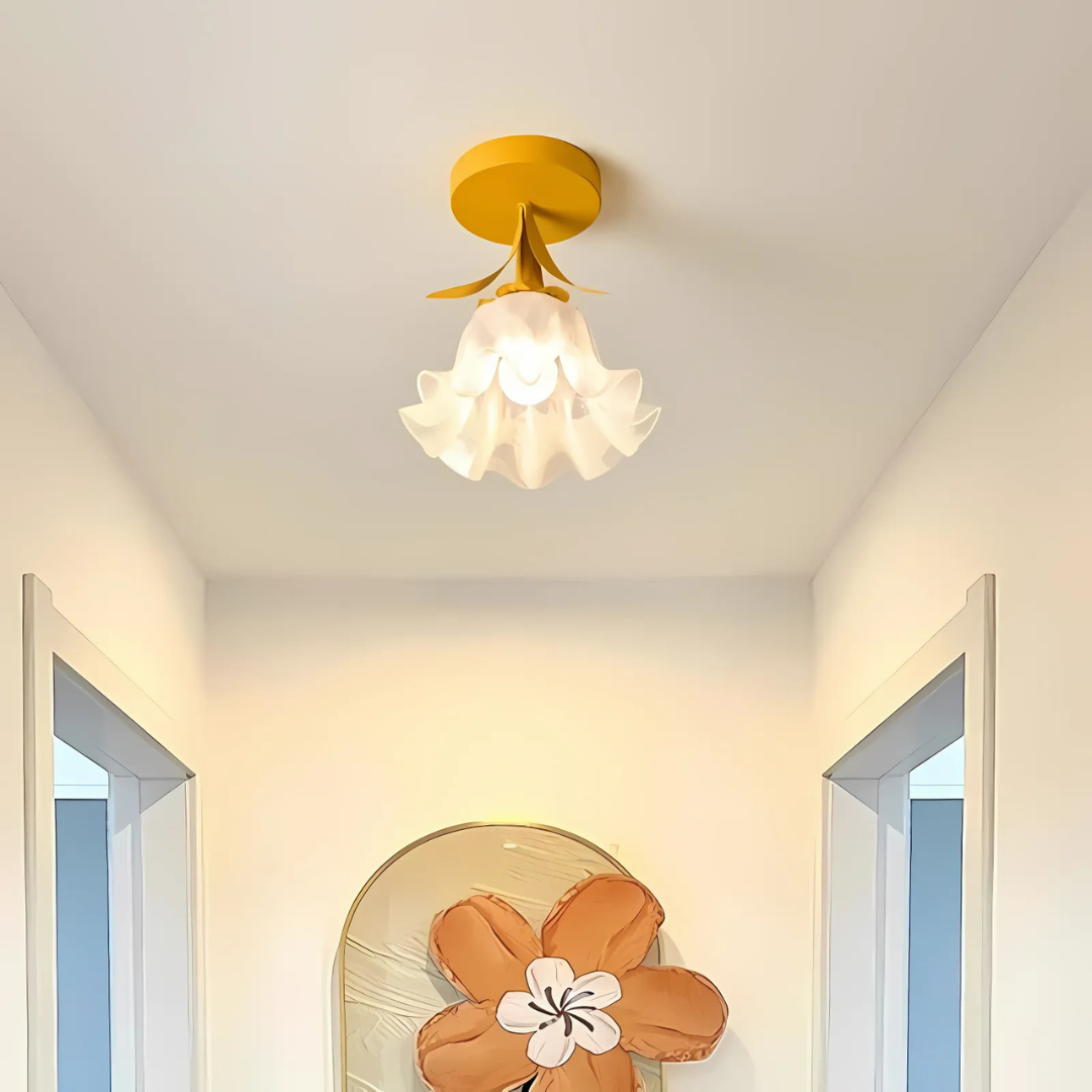 Floria - Französische Blüten-Deckenlampe