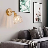 Velza - Retro Glas Wandleuchte im Tulpendesign