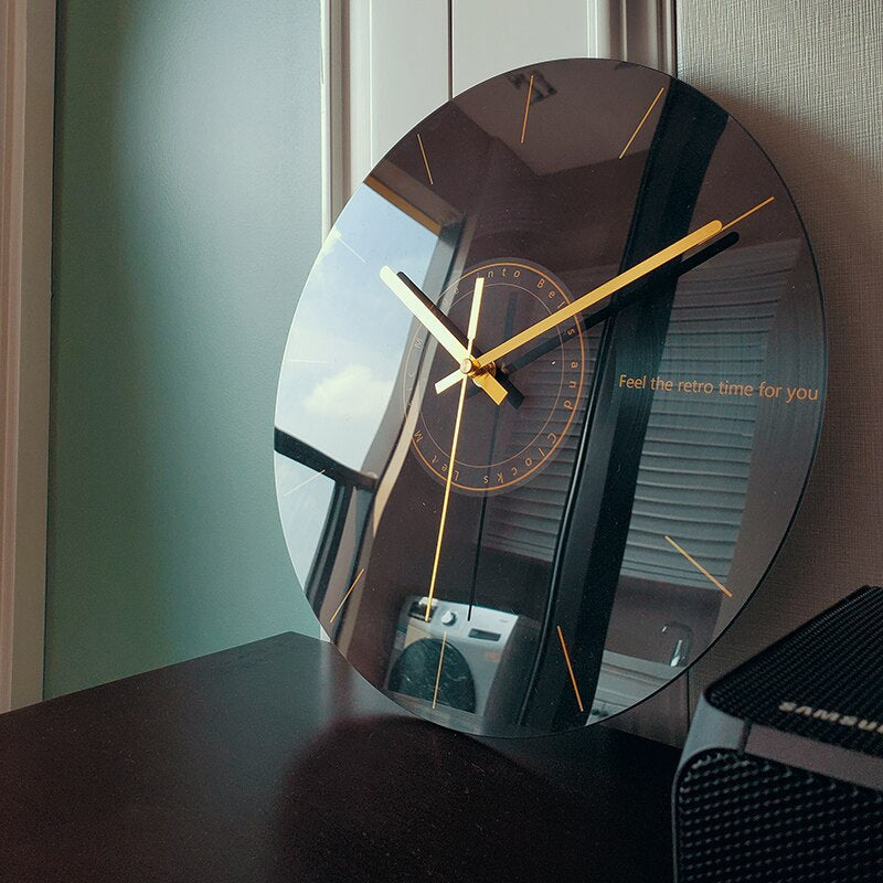 GlassArt - Wanduhr