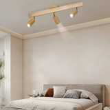 Woodsy - Verstellbare Holz-Deckenleuchte mit LED