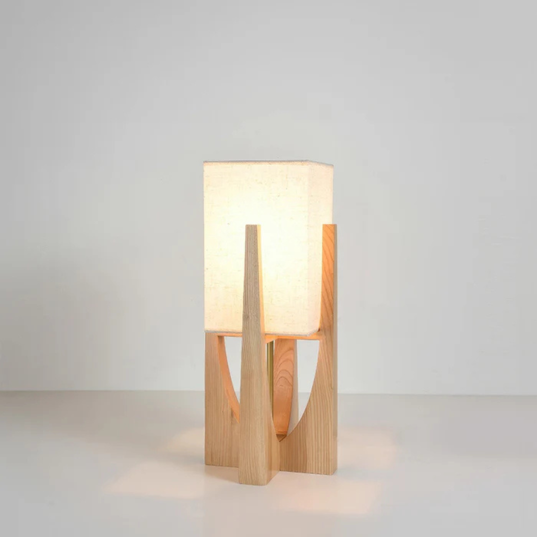 Luxora - Japanische Holz Stehlampe