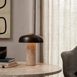 Artemis – Travertin Tischlampe LED