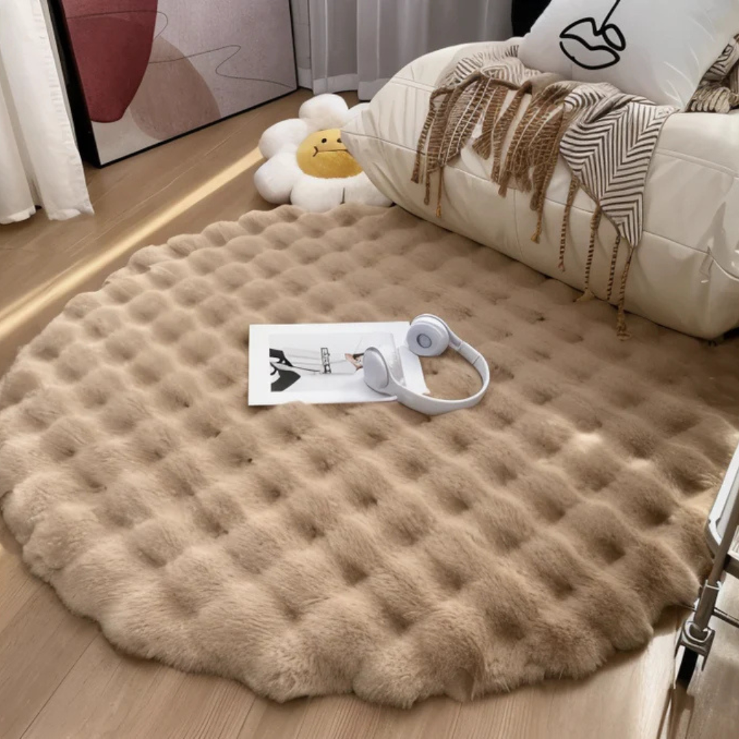 Cush - Runder Fleece Teppich