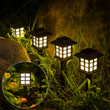 Zolaris - Schwarze Solar-Außenlampe mit LED-Licht