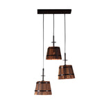 RustikaLights – Holz Eimer Lampe
