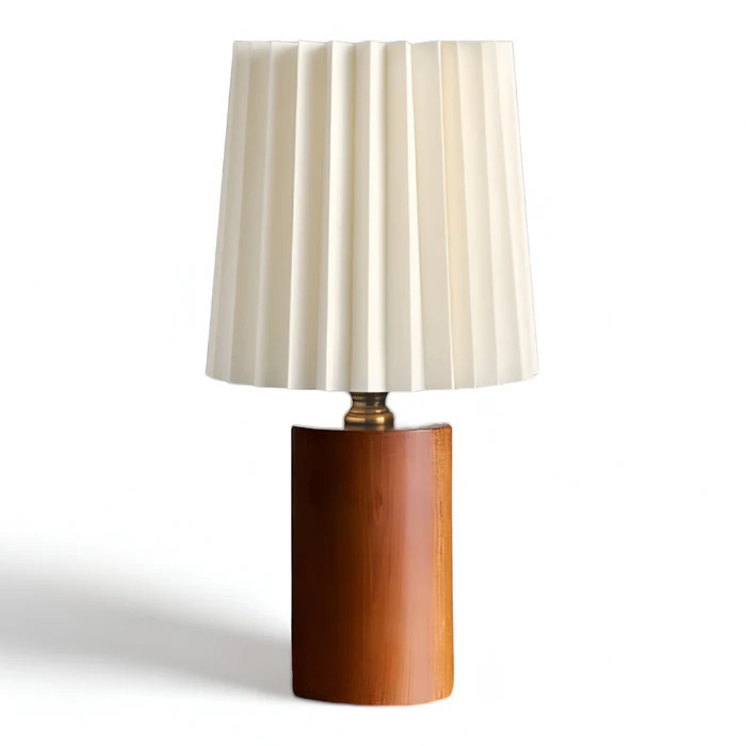 Scandi - LED Tischlampe Holz