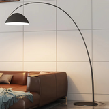 Calla – Schwarze Bogen-Stehlampe