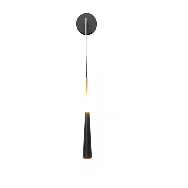 NordicLuxe - LED-Wandleuchte Schwarz