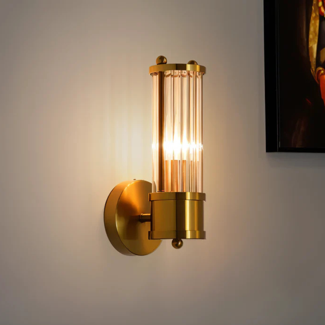 Lustra - Luxuriöse Goldene LED-Wandleuchte