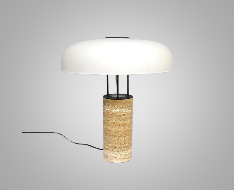LuxeGlow - Marmor Tischlampe
