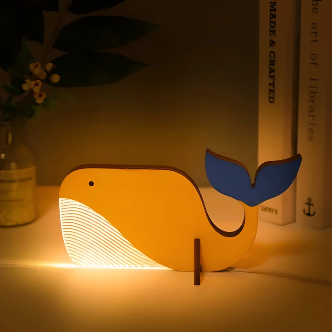 Telyx – LED Tischlampe aus Holz