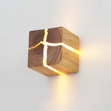 Juno - Holz LED Wandlampe | Stilvolle Innenwandlampe