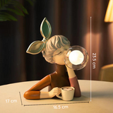 Glamora – Tischlampe im Kunststil