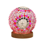 GloedNest – Sferische Glastischlampe
