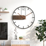 Luminoir - Walnuss Wanduhr