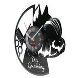 Hundesalon – Vinyl Wecker