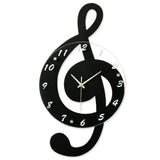 MusikNot – G-Schlüssel Uhr