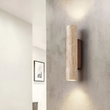 Marmor - Wandleuchte im Wabi Sabi Stil für den Innenbereich