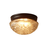 Luminexa – Deckenlampe aus Rippenglas