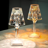 LumiGlow – Kristall Tischlampe