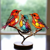 Oryxen - Glasvogel Skulptur