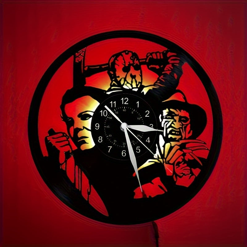VinylHorror - Horror-Themen Uhr