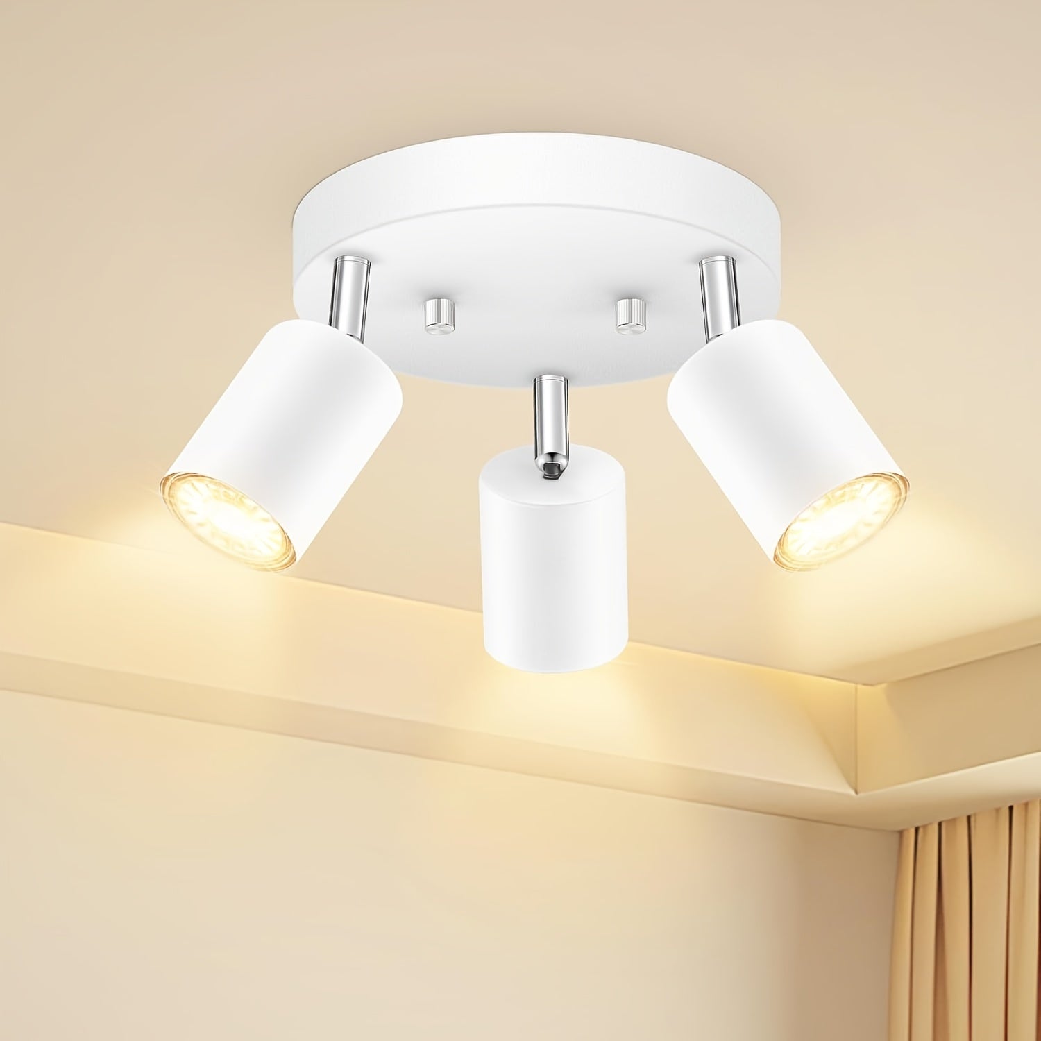 FlexiLight – Deckenstrahler mit 3 drehbaren Köpfen