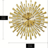TimeCraft - Gold Wanduhr