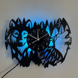 HuskyVinyl - Vintage Wanduhr
