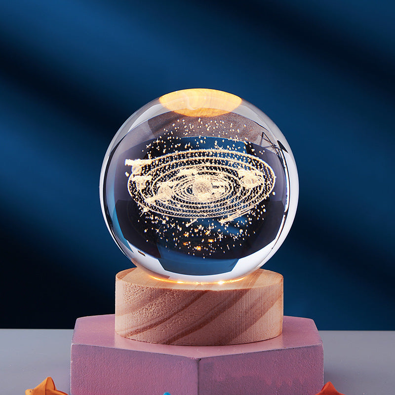 CrystalGlow – 3D Nachtlampe