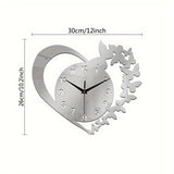 HomeTime - Herz Wanduhr