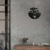 Vinyl - Giraffen Wanduhr